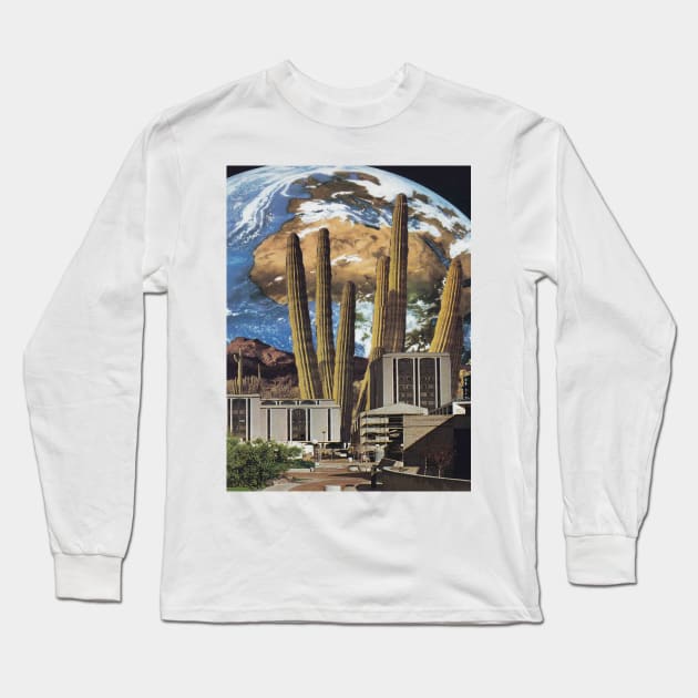 Terra Collossal Long Sleeve T-Shirt by stellarcollages